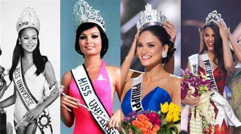 4 winners of miss universe philippines
